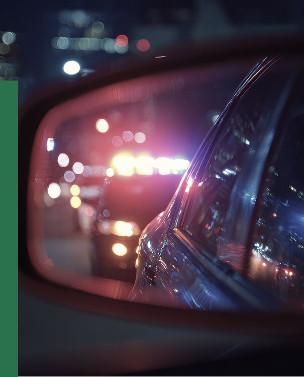 aggressive-representation-img Side Mirror With Police Cars